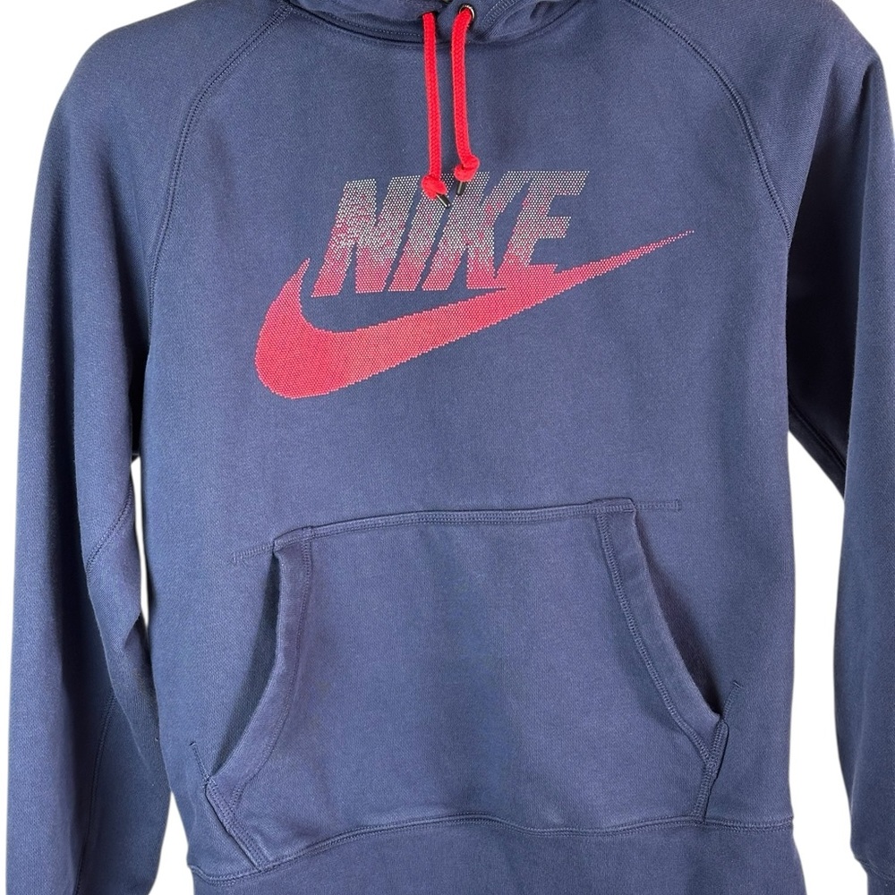 Nike Woman’s Navy Pullover Hoodie Sweatshirt Sportwear, Casual Sz Small P - Picture 2 of 12